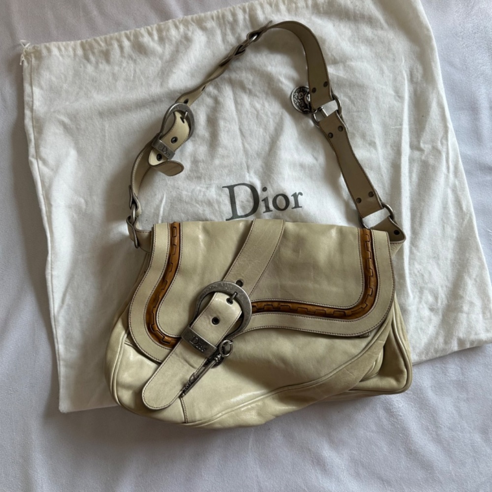 **AUTHENTIC** Dior Gaucho Saddle Bag